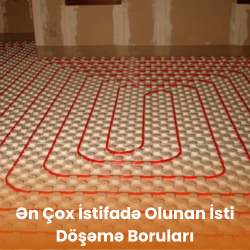 The most commonly used underfloor heating pipes
