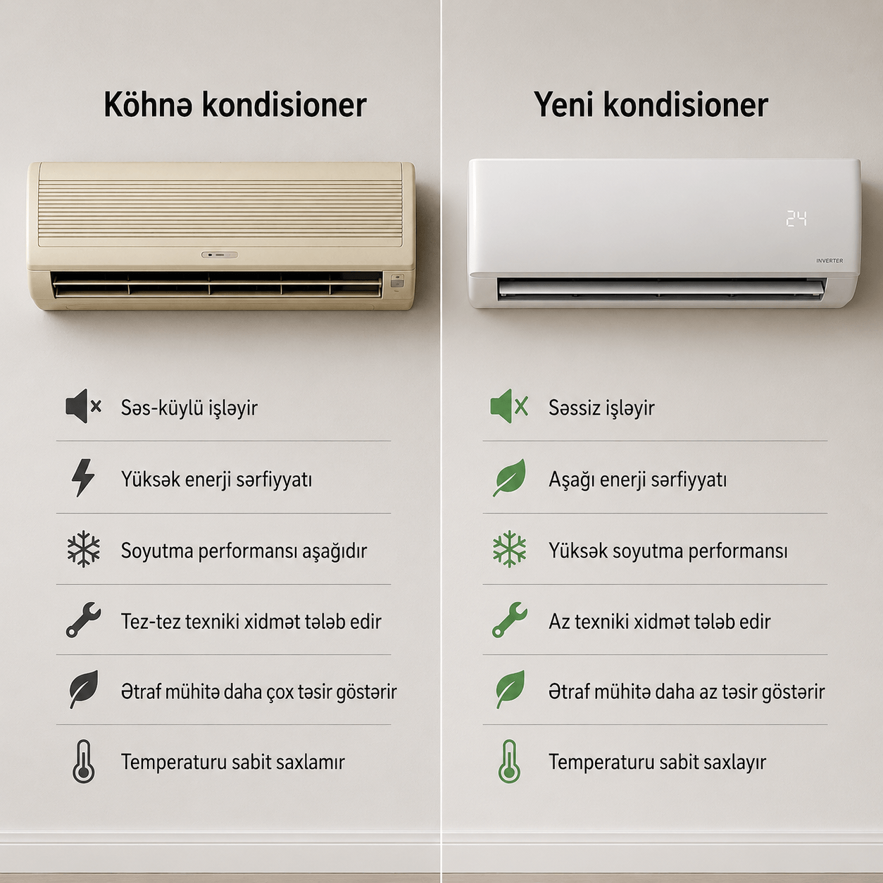 Yeni Kondisioner yoxsa İşlənmiş Kondisioner