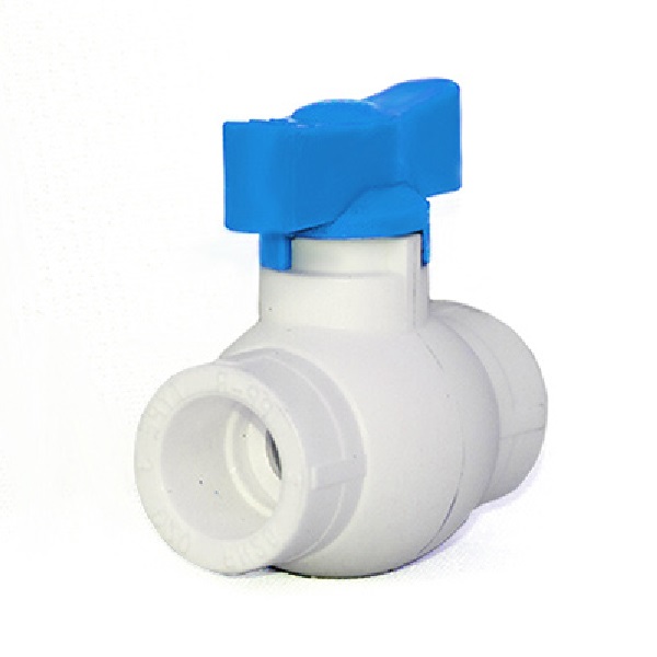 ROS TUR PLAST - Ball valve standard bore(blue) 20 mm  RTP