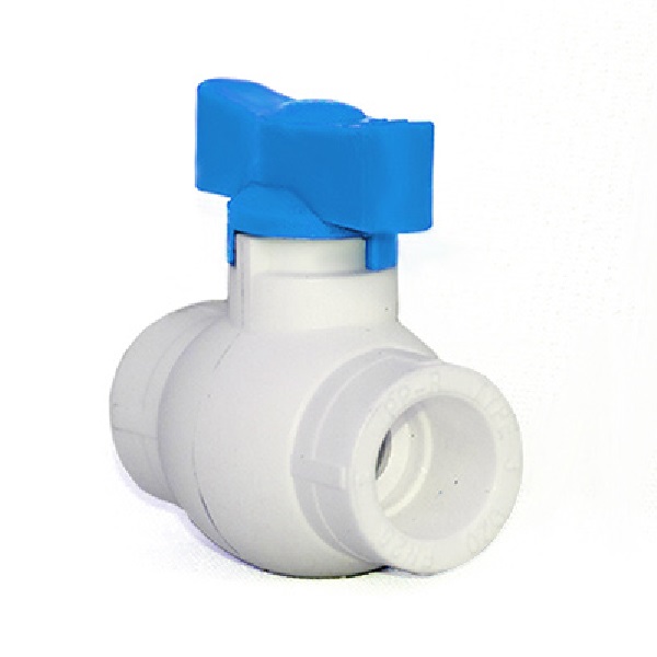 ROS TUR PLAST - Ball valve standard bore(blue) 25 mm RTP