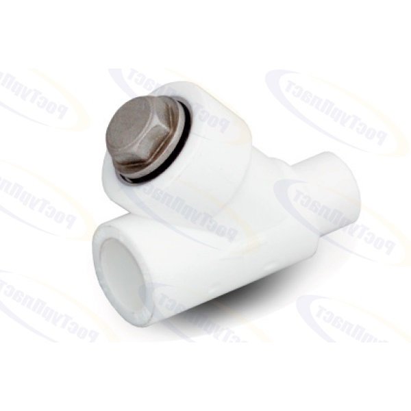 ROS TUR PLAST - Water filter(in-out)45° 25 mm RTP