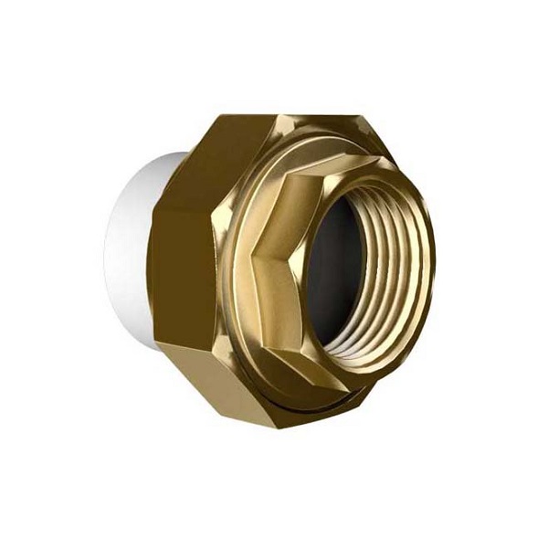 METAK - Hexagonal union female (in thread) 25x15 mm Metak