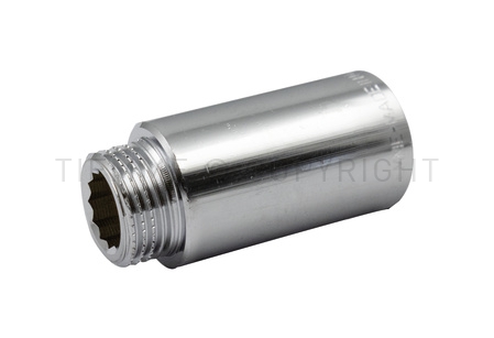 TIEMME - Uzatma, çöl/iç yivli , xrom örtüklü 1/2"   L=20 mm Tiemme