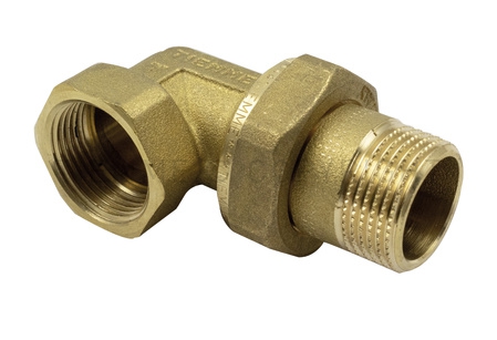 TIEMME - Elbow 3-component, with sealing  1/2"x1/2" Tiemme