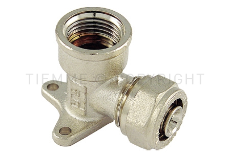TIEMME - Dirsək divar üçün (iç yivli) 20x15 mm Tiemme