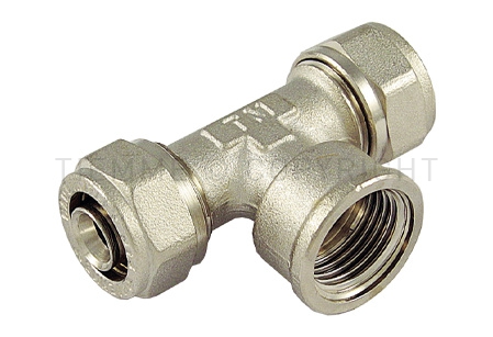 TIEMME - Тройник внутренняя резьба 26x3/4"x26 mm   Tiemme