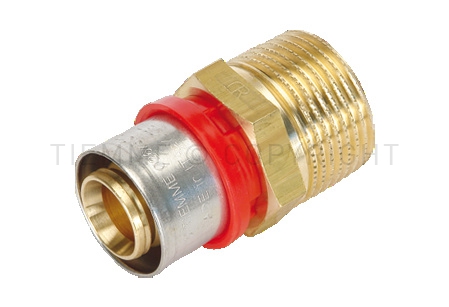 TIEMME - Coupling external thread 16 x3/4" mm Tiemme
