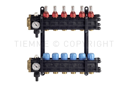 TIEMME - Collector (polyamide ) 1" 1/4G 11 outletsTiemme