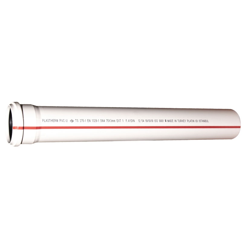 PLASTHERM - Boru kanalizasiya 75x3 m Plastherm