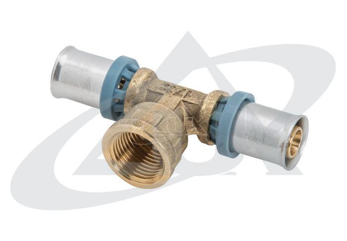 UNIDELTA - Te iç yivli 20x1/2x20" mm pres Unidelta