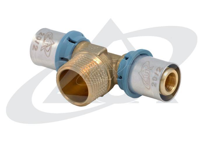 UNIDELTA - Te çöl yivli 16x1/2x16" mm pres Unidelta