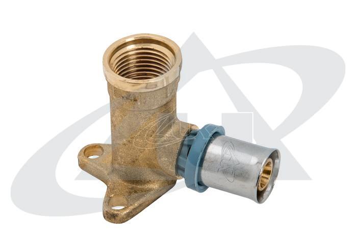 UNIDELTA - Dirsək qulaqlı 16x1/2" mm pres Unidelta