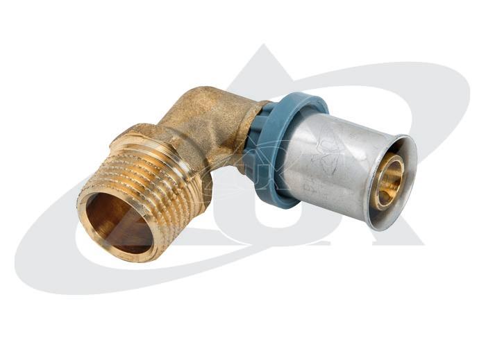 UNIDELTA - Dirsək çöl yivli 26x3/4" mm pres Unidelta