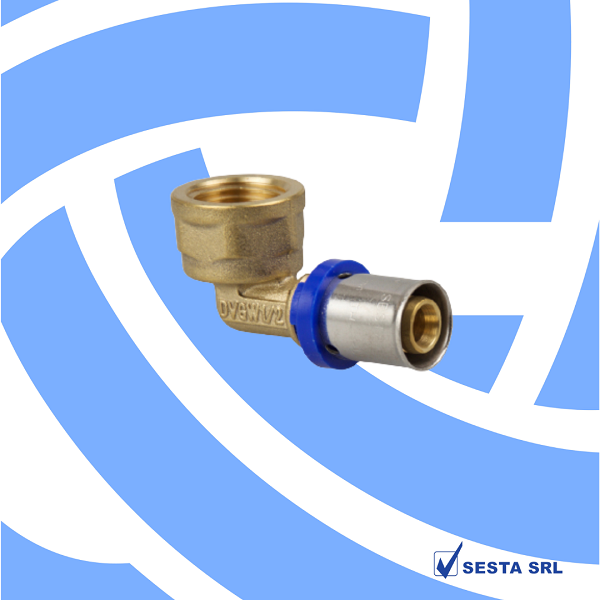 SESTA SRL - Dirsək iç yivli 20x3/4" mm pres Sesta SRL