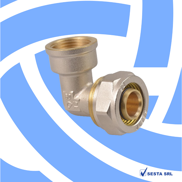 SESTA SRL - Dirsək iç yivli 20x1/2" mm Sesta SRL