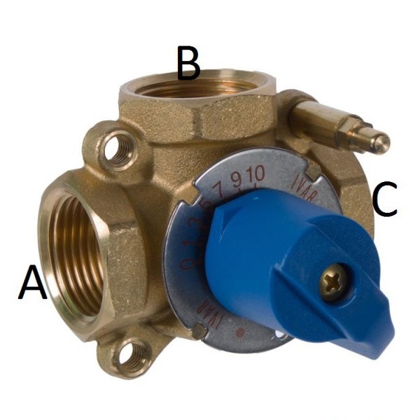 İVAR - Klapan 3 yollu 2" İvar