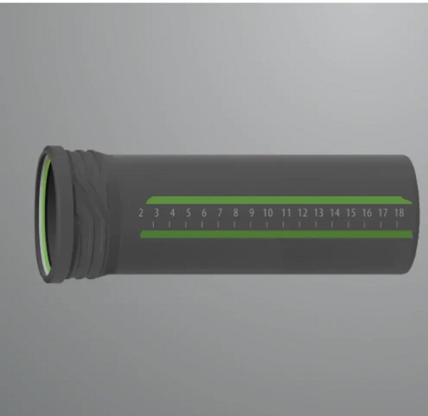ASG plast - Boru kanalizasiya 125x2000 mm Asg Plast