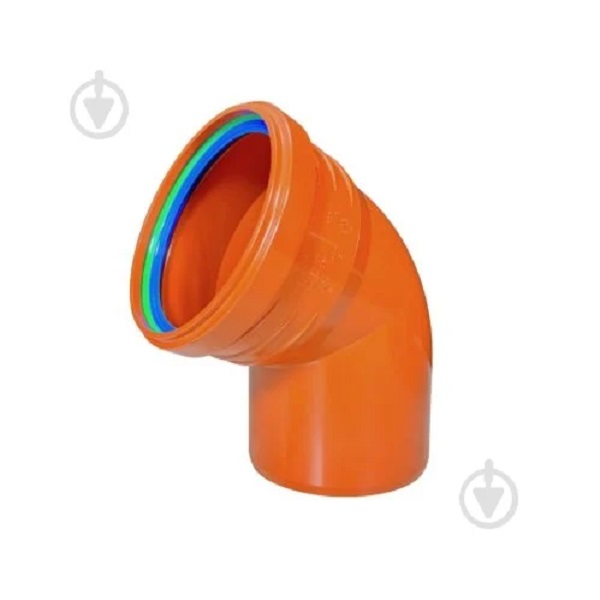 ASG PLAST - Dirsək 45° 160 mm ASG Plast